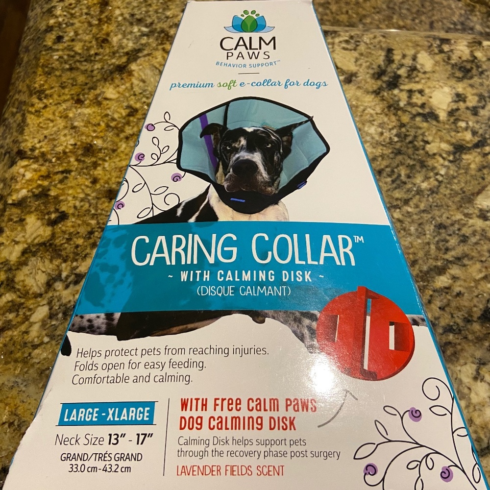 Calm Paws Recovery Caring Dog Collar